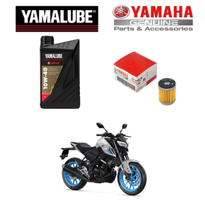 Yamalube Fully Synthetic Oil Service Kit - Yamaha MT-125 2015 Onwards
