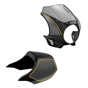 Genuine Yamaha XSR900 2025 Onwards Mini Fairing Kit + Seat Cowl Kit - Black & Gold