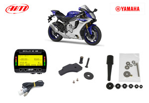 AiM Solo2 DL v2 GPS Motorcycle Lap Timer - Yamaha R1 2015-19 Kit