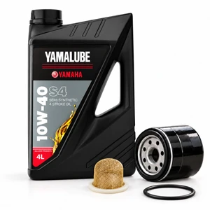 Yamaha Kodiak 450 2018-2027 Oil Service Kit S4 10W40 4L Filter Strainer