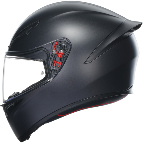 AGV K1-s ECE 22.06 Solid Matt Black Full Face Motorcycle Helmet, 2206 -  Helia Beer Co
