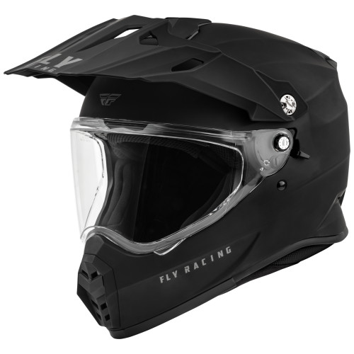 Fly Racing Trekker Adventure Full-Face Helmet - Matt Black