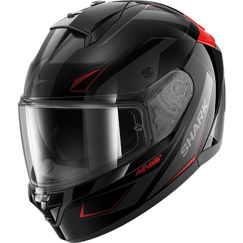 Shark Ridill 2 Motorcycle Helmet - Mekarium KAR Red/Black