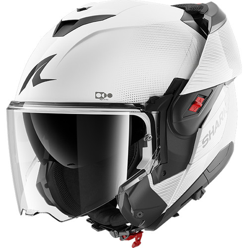 Shark OXO Motorcycle Helmet - Lyne White WSS