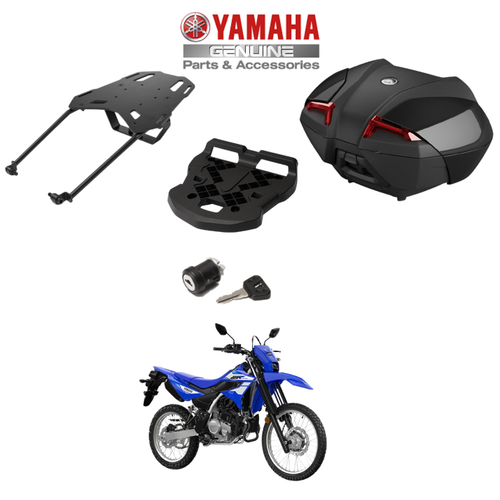 Genuine Yamaha WR125R 2026 Onwards 45l Top Box Luggage Kit Incl. Lock Set (Fitted)