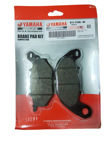Genuine Yamaha OEM XMAX + Tech Max 125/300 2017 Onwards Rear Brake Pad Pair Set - B74-F5805-00