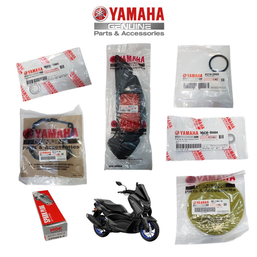 Genuine OEM Yamaha NMAX 125 2021 Onwards Maintenance Parts Kit - Oil Filter/Air Filter/Spark Plug/Gaskets