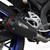 Scorpion Red Power Full System Black Ceramic Coated Sleeve Exhaust for Yamaha YZF-R125 2021 onwards