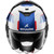Shark OXO Motorcycle Helmet - Sikter WUB White/Red/Blue