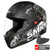 SMK Bionic Youth Chimpz Kids/Children's Motorcycle Helmet
