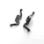 Genuine Yamaha XSR125 & Legacy 2021 Onwards Stays (Fitting Kit) For Retro-Styled Racer Cowl - B1V-SSTAY-M1-BL