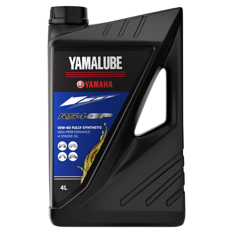 Yamalube Fully Synthetic RS4GP Racing Motorcycle Oil 4L can