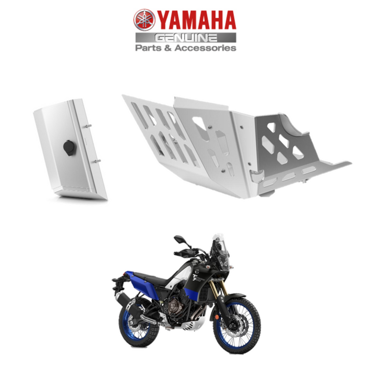 Genuine Yamaha Tenere 700 (2021-) Engine Skid Plate & Tool Box Kit