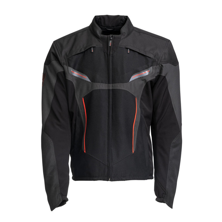 Yamaha MT Paz Men's Textile Jacket Black/Orange