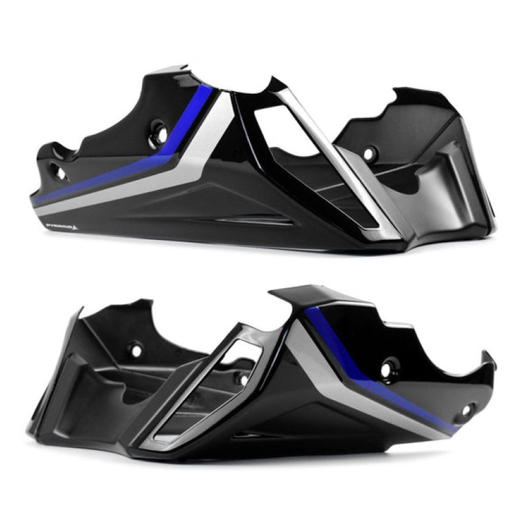 Pyramid Belly Pan MT-09 SP (2021-23) - Silver/Blue/Black