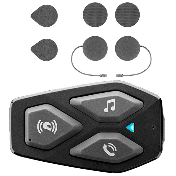 Interphone U-COM 3 Motorcycle Bluetooth Intercom With 40mm HD Speakers