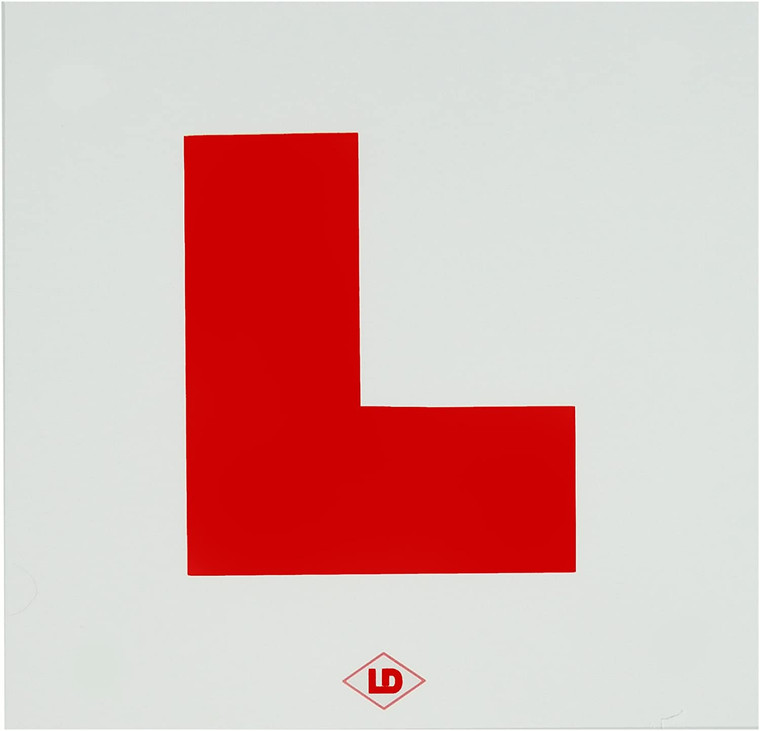 Motorcycle Stick-On L-Plate