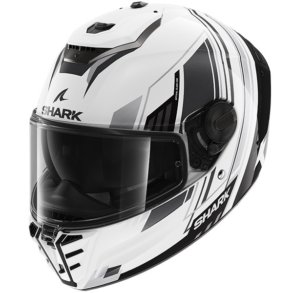 SHARK Spartan RS Motorcycle Helmet - Byhorn WKU White/Grey/Black