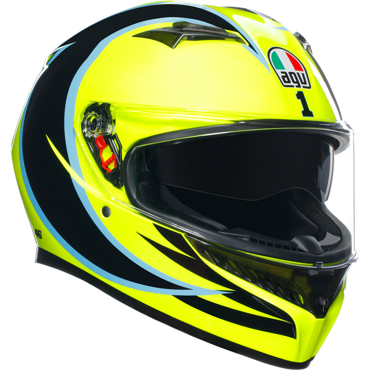 AGV K3 Motorcycle Helmet Full Face - Rossi Winter Test Phillip Island 2005 ECE 22.06