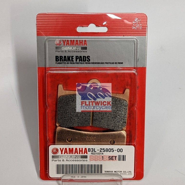 Genuine Yamaha YZF-R1 & R1M 2020-22 Front Brake Pad Pair Set - B3L-25806-00