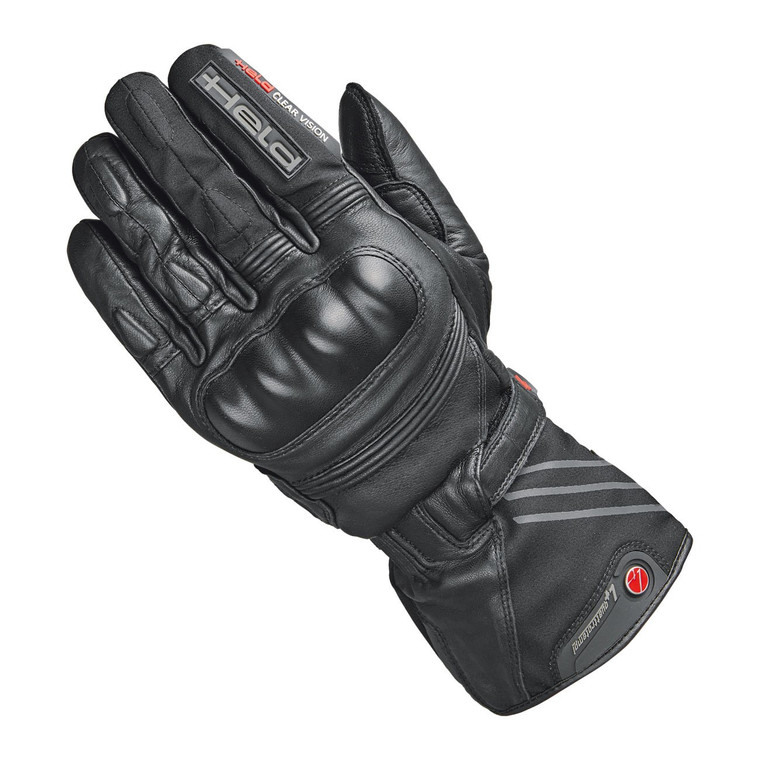 Held Twin II 2in1 Goretex Men's Motorcycle Gloves - Black