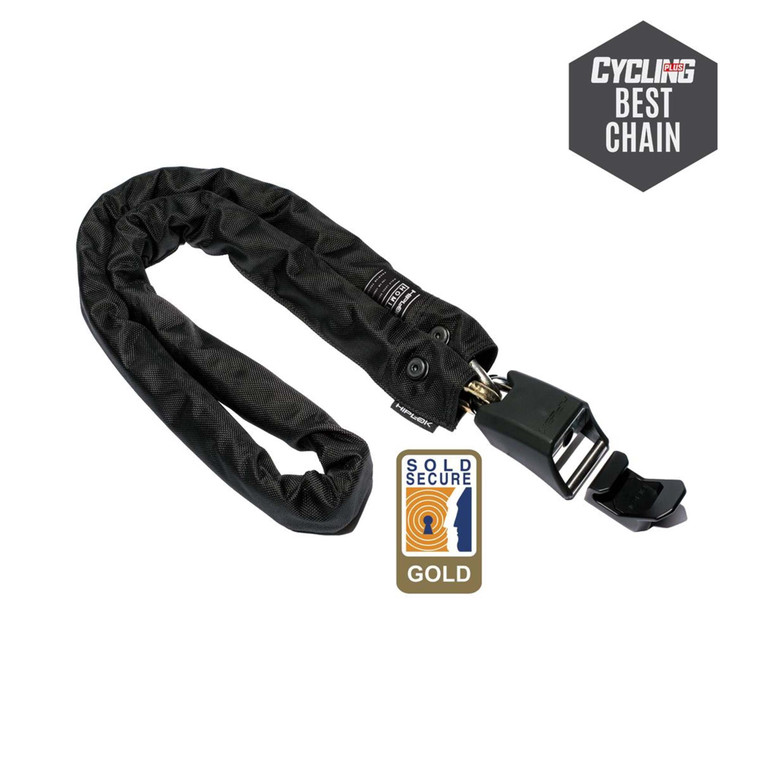 Hiplok Home Gold Chain Lock 10mm x 150mm (Gold Sold Secure)