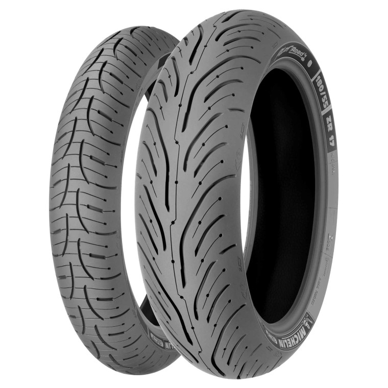 Michelin Pilot Road 4 Motorcycle Tyres - Front, Rear, & Pair Deals