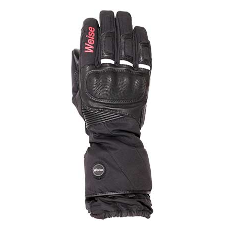 Weise Men's Ion Heated Motorcycle/Motorbike/Bike/Moped/Scooter Gloves