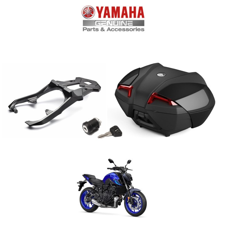 Genuine Yamaha MT-07 45l Top Box/Top Case Luggage Kit