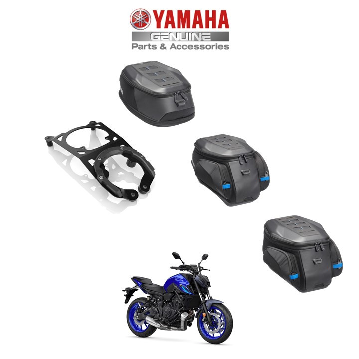 Genuine Yamaha MT-07 2021-24 Tank Bag 18l/14l/8l & Ring Soft Luggage Kit
