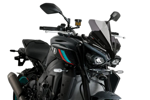 Puig Sport Screen For Yamaha MT-10 & SP 2022 Onwards - Dark Smoke M21361F
