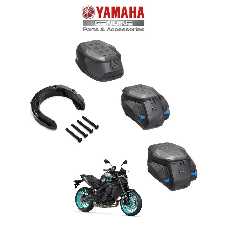 Genuine Yamaha MT-09 2024 Onwards 8l/14l/18l Tank Bag & Ring Soft Luggage Kit