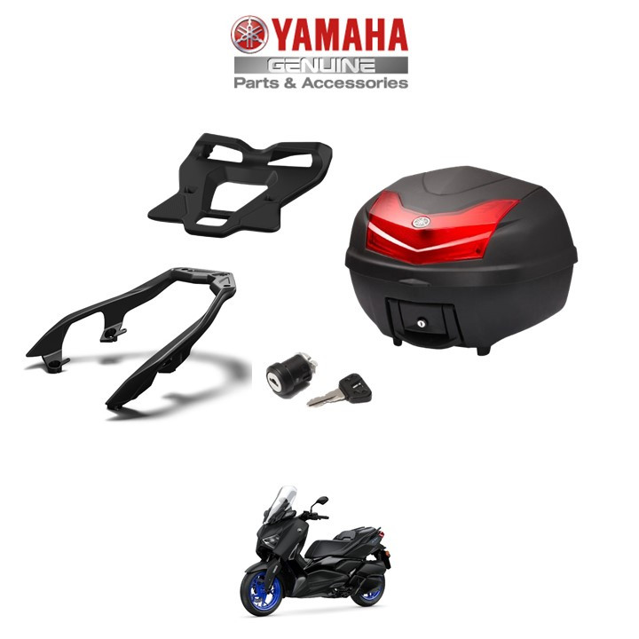 Genuine Yamaha XMAX 125/Tech Max/300 (2023 Onwards) 39l Top Box Luggage Kit Incl. Lock Set (Fitted)