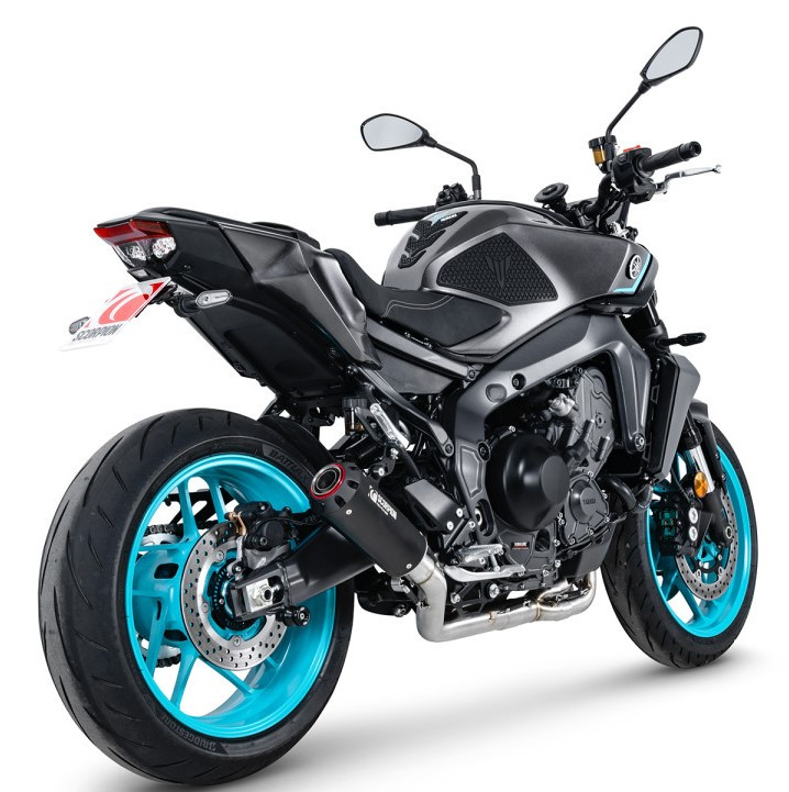 Scorpion Red Power Black Ceramic Full System Exhaust for Yamaha MT-09/SP/Y-AMT 2024 Onwards - PYA130SYSBCER