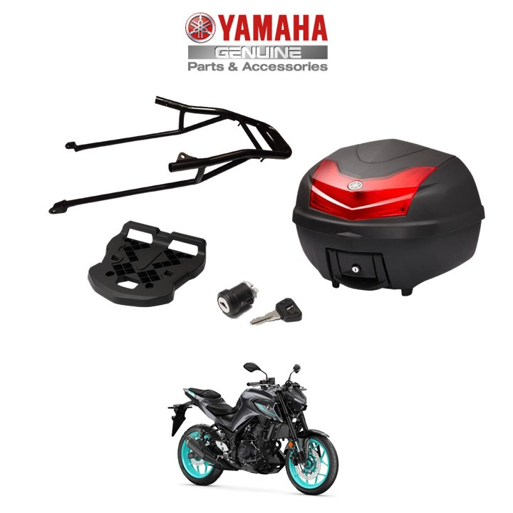 Genuine Yamaha MT-03 39l Top Box Luggage Kit Incl. Lock Set (Fitted)