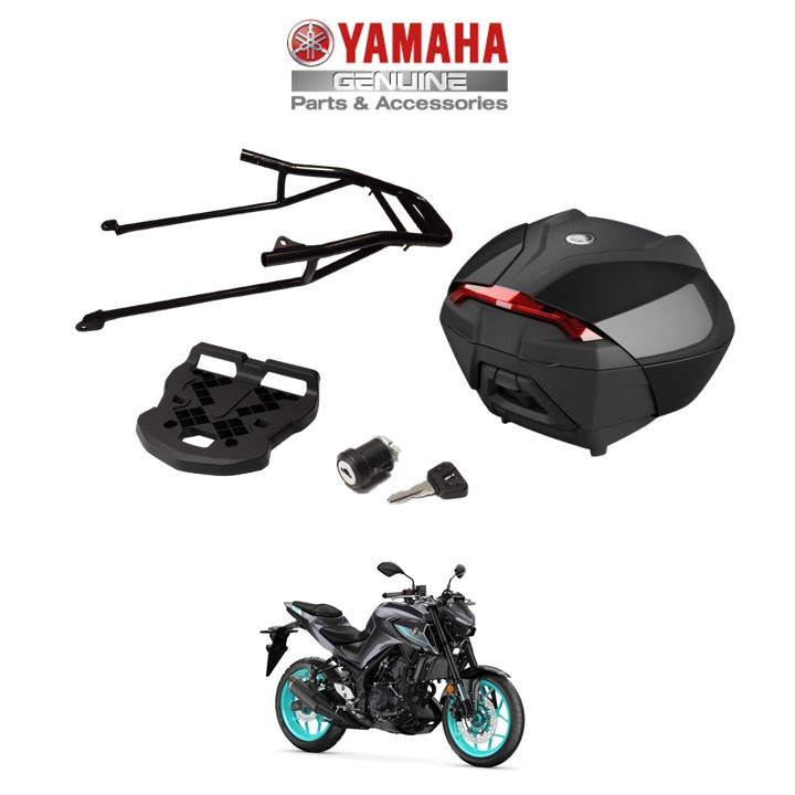 Genuine Yamaha MT-03 34l Top Box Luggage Kit Incl. Lock Set *Colour Choice* (Fitted)