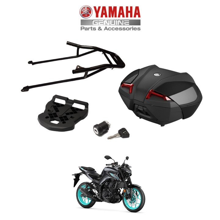 Genuine Yamaha MT-03 45l Top Box Luggage Kit Incl. Lock Set *Colour Choice* (Fitted)