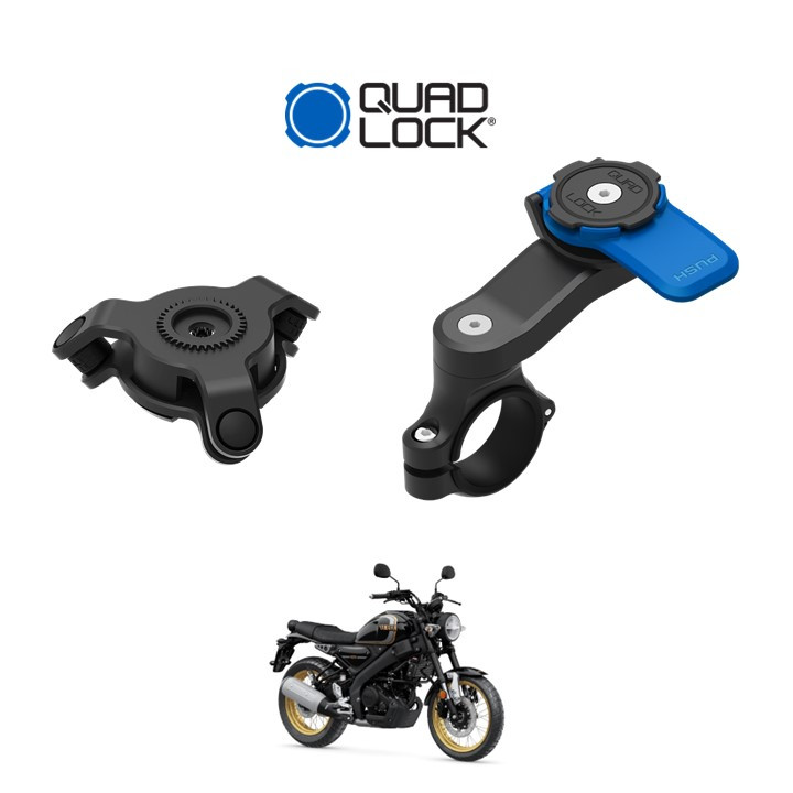 QUAD LOCK Motorcycle Handlebar Mount Kit for Yamaha XSR125