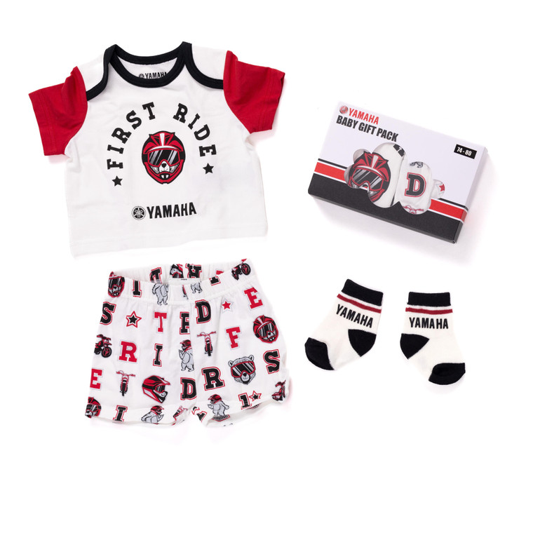 Genuine Yamaha Motorcycle Revs 2025 Baby Gift Pack