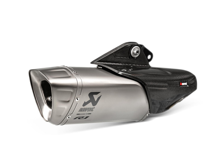 Akrapovic Titanium Road Legal (EU5) Slip-On Exhaust For Yamaha R1 2020 Onwards - 907983012000