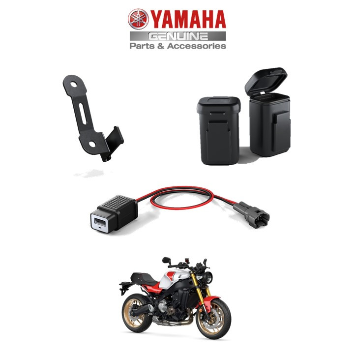 Genuine Yamaha USB Plug Outlet & Mount for XSR900 2022 Onwards for