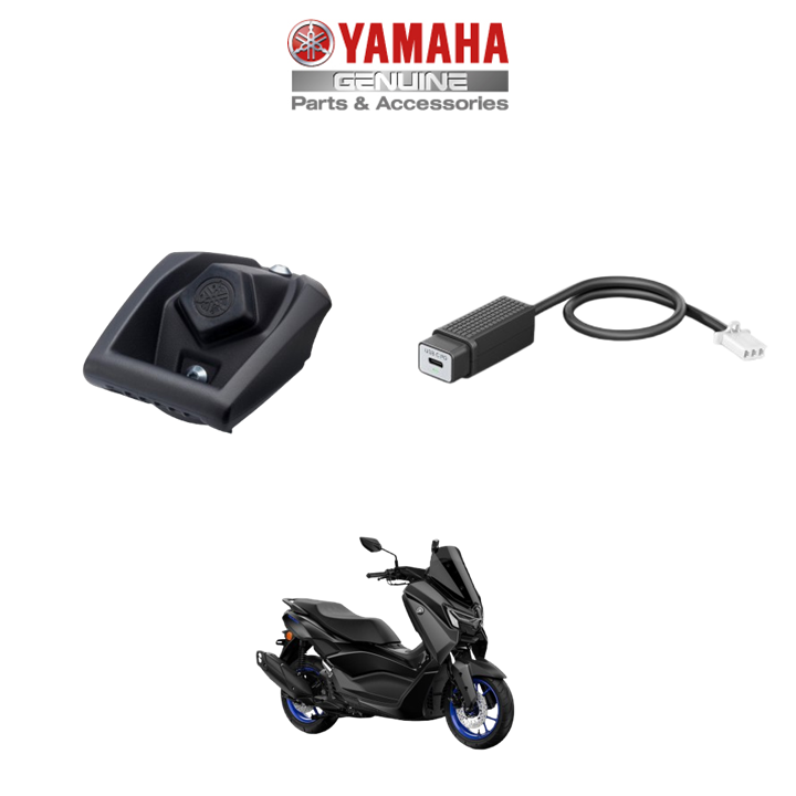 Genuine Yamaha NMAX 2021 Onwards Phone Holder/USB-C Charger Kit