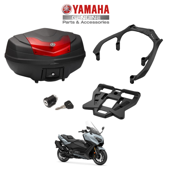 Genuine Yamaha TMax Tech Max 2025 Onwards 50l Top Box Luggage Kit
