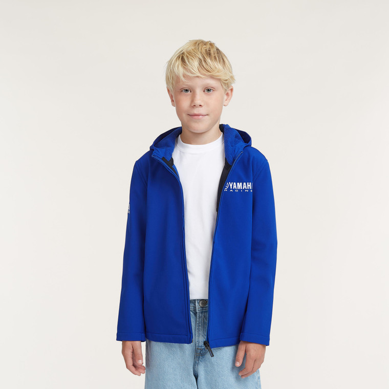 Genuine Yamaha Paddock Blue Softshell Hoodie - Kids'