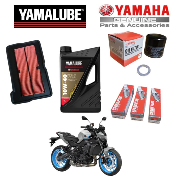 Genuine Yamaha Yamalube Fully-Synthetic Oil & Service Parts Kit For MT-09 & SP 2024 Onwards