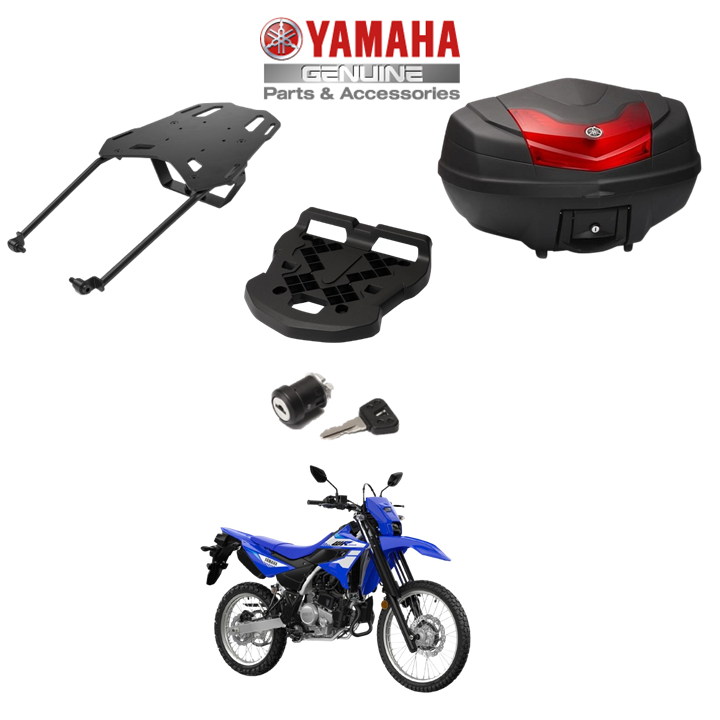 Genuine Yamaha WR125R 2026 Onwards 50l Top Box Luggage Kit Incl. Lock Set (Fitted)