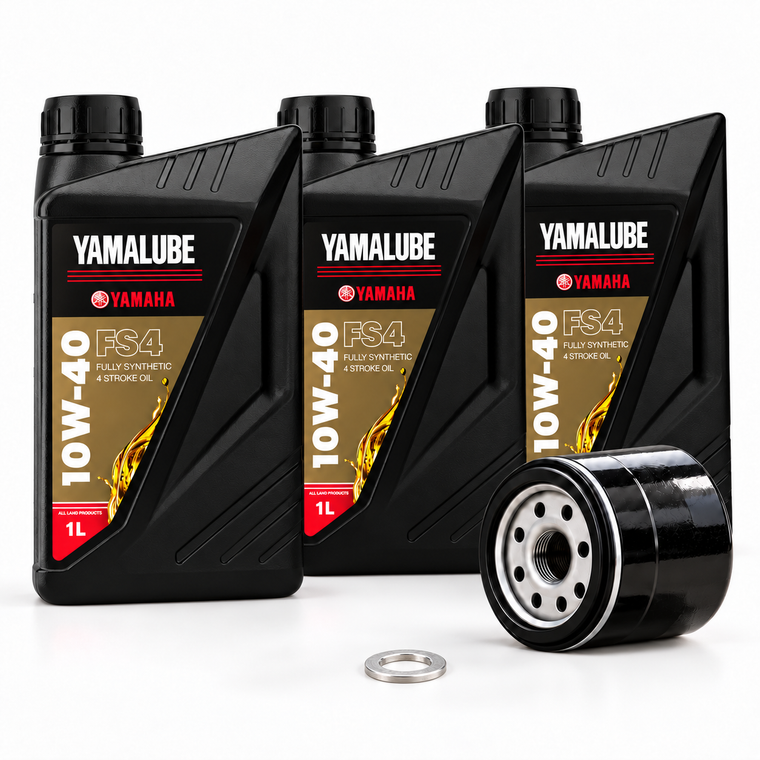 Yamaha Kodiak 700 2019-2027 Oil Service Kit FS4 10W40 3L Filter