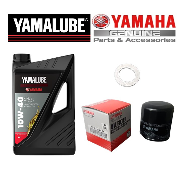 Yamalube Semi-Synthetic Oil Service Kit -Yamaha FZ6-S, FZ6-N, Fazer, 04-06