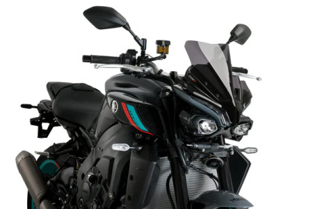 Puig Sport Screen For Yamaha MT-10 & SP 2022 Onwards - Dark Smoke