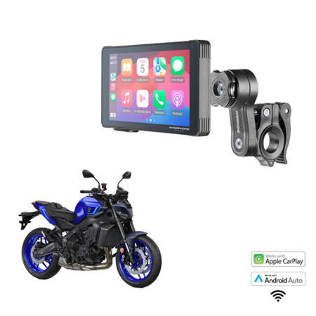 2024-2026 Yamaha MT‑09 Interphone Sync 55 Apple CarPlay & Android